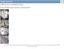 Tablet Screenshot of festdeko-berger.com